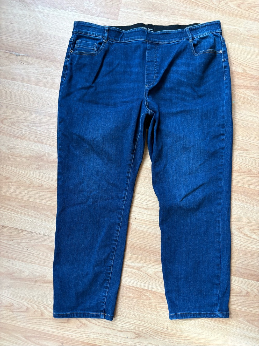 Tribal Women's Dark Blue Straight Leg Jeans XXL